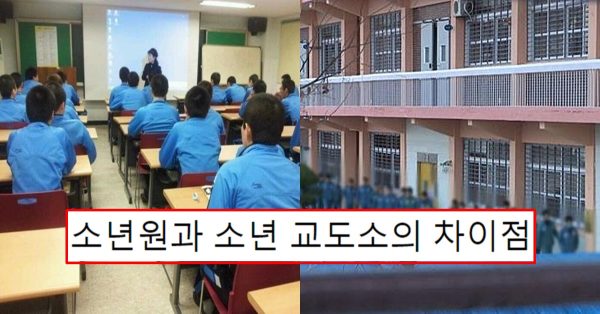 소년원과 소년교도소의 차이점